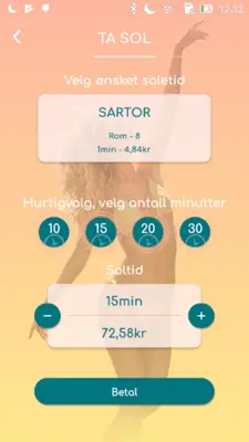 Brun og blid solapp android App screenshot 3